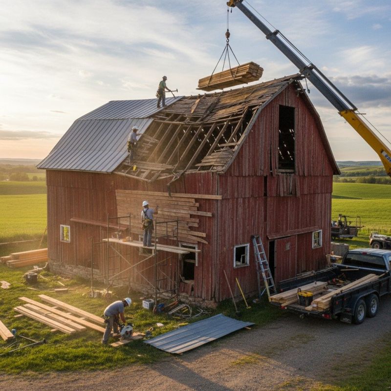 Barn Structural Repair in Olathe, KS
