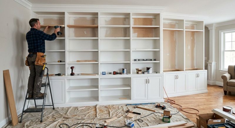 Bookcase Construction in Charlotte, NC