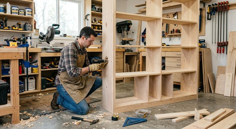 Bookcase Construction in Raleigh, NC