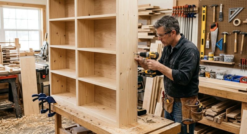 Bookcase Construction in Winston Salem, NC