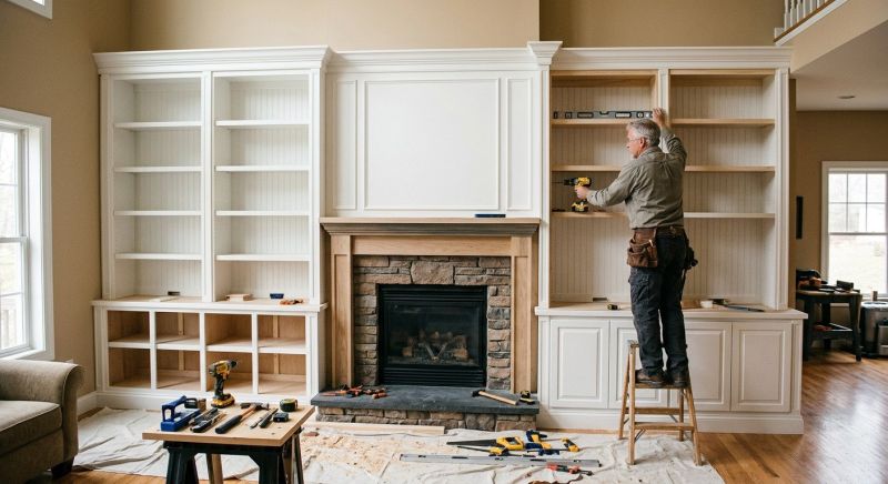 Bookcase Installation in Woodbridge, VA