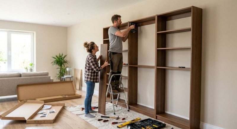 Bookcase Installation in Greensboro, NC