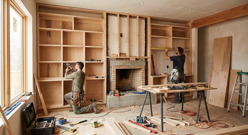 Built In Furniture Construction in Charlotte, NC