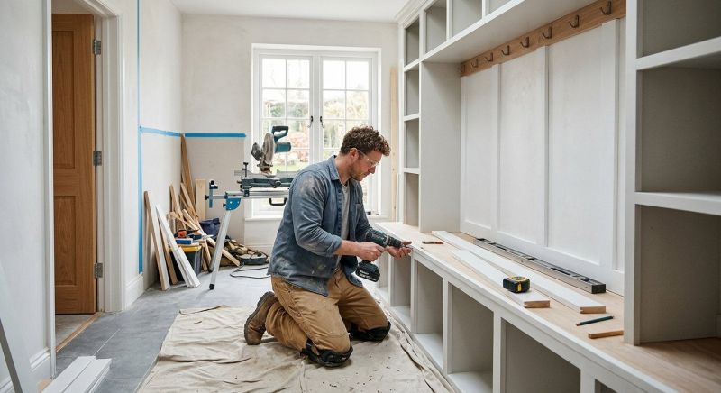 Built In Storage Installation in Durham, NC