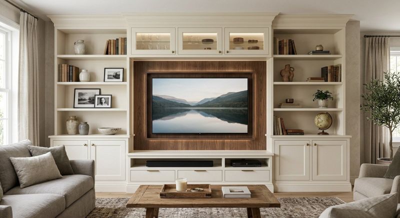 Built In Tv Cabinetry in Fairfax, VA