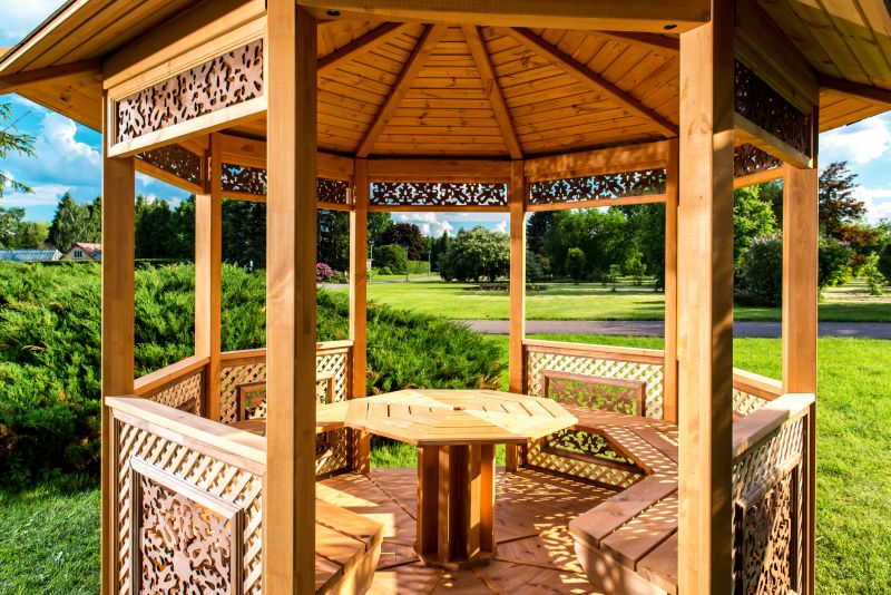 Cedar Gazebo Installation in Wilmington, NC