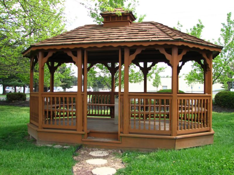 Cedar Gazebo Installation in Alpharetta, GA