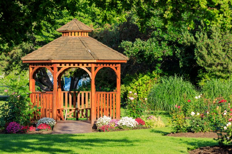 Cedar Gazebo Installation in Kansas City, KS