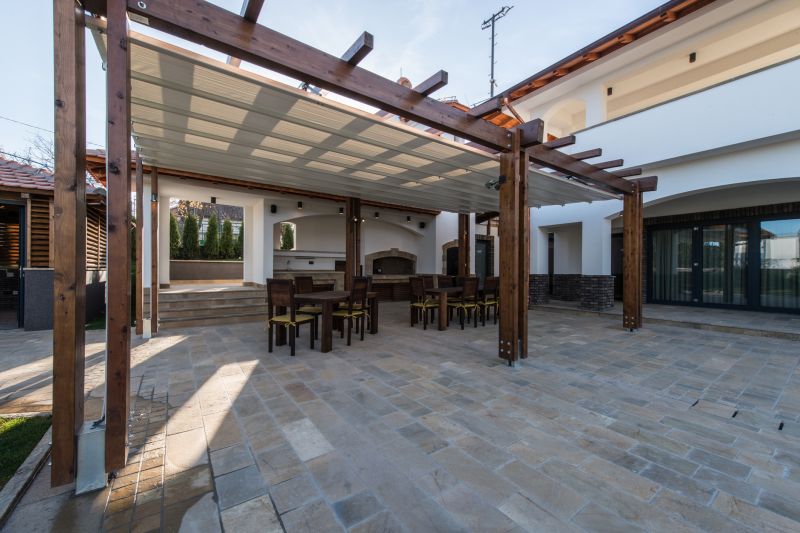 Curved Pergola Installation in Conroe, TX