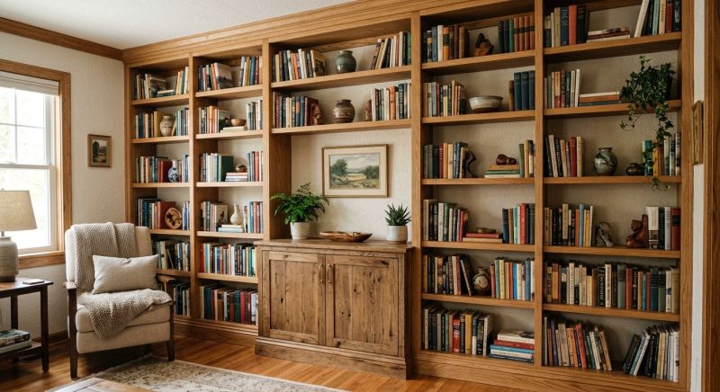Custom Bookcase Installation in Annapolis, MD