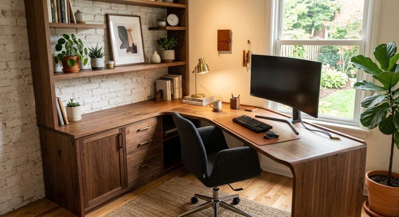 Custom Desk Installation in Durham, NC