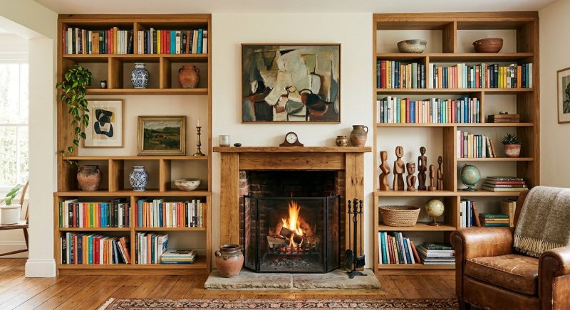 Fireplace Shelves Installation in Durham, NC