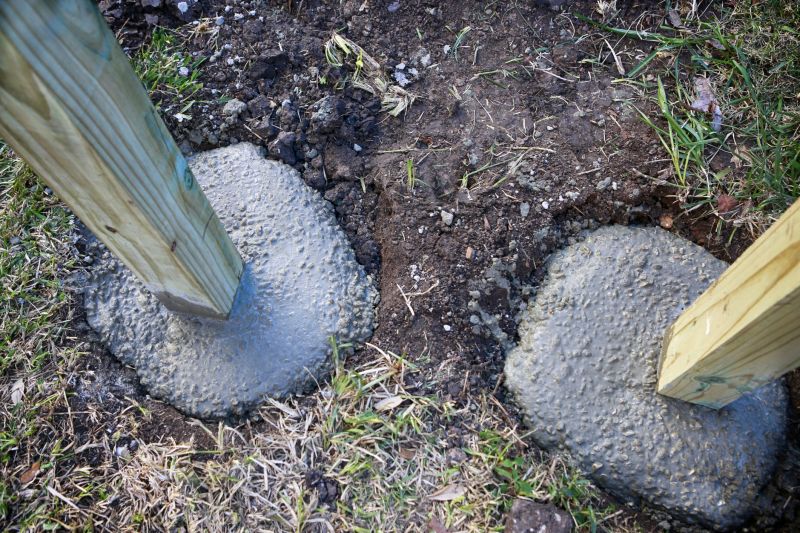 Foundation And Post Repairs For Free-Standing Outdoor Structures