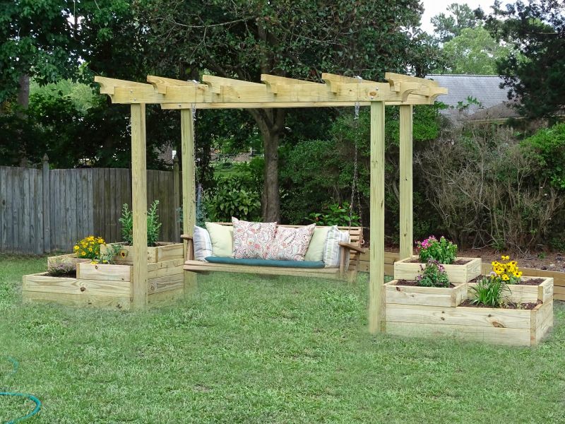 Garden Trellis Installation in Wilmington, NC
