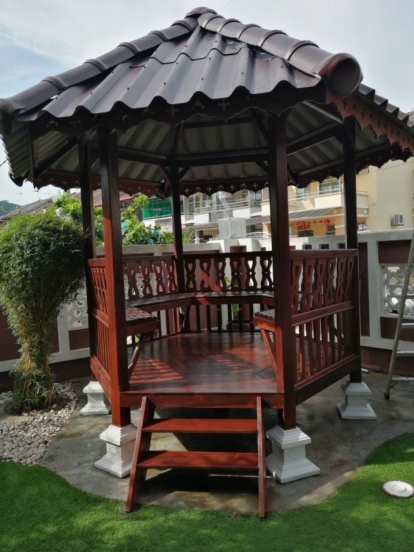 Hexagon Gazebo Installation in Conroe, TX