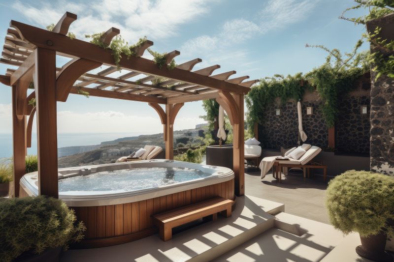 Hot Tub Pergola Installation in Kansas City, KS