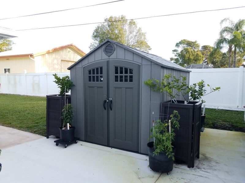 Lean To Shed Installation in Wilmington, NC