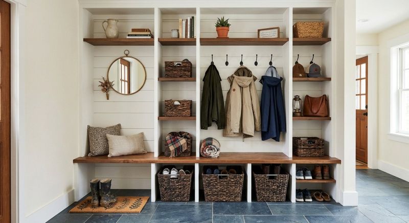 Mudroom Carpentry Installation in Woodbridge, VA