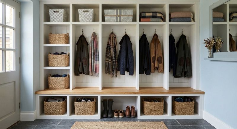 Mudroom Carpentry Installation in Woodbridge, VA