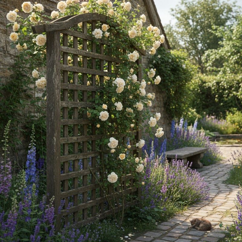 Rose Trellis Installation in Kansas City, KS