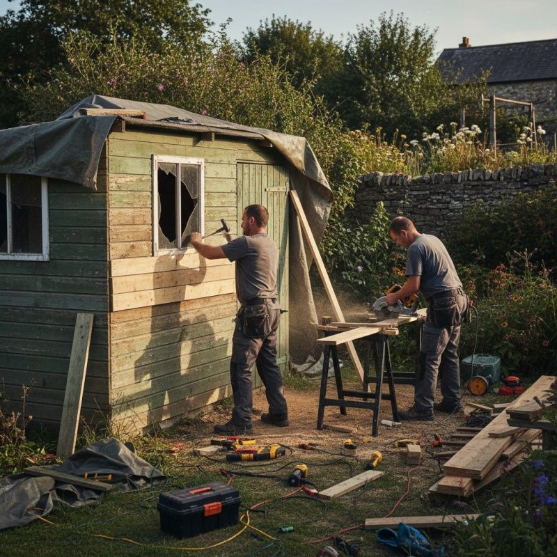Shed Damage Repair in Conroe, TX