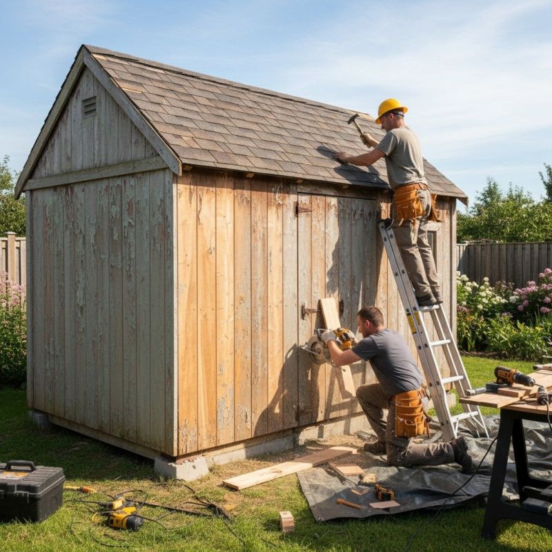 Shed Repair in Conroe, TX