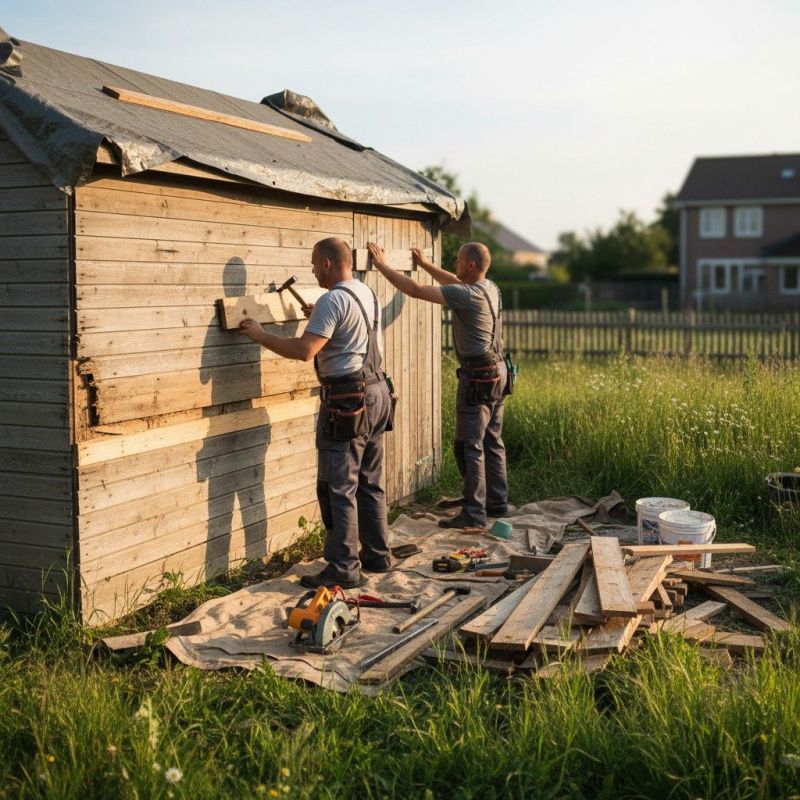 Storage Shed Repair in Wilmington, NC